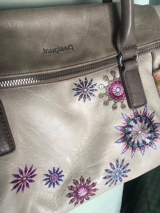 Bolso Desigual Beige Multicolor