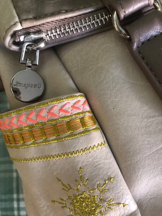 Bolso Desigual Beige Multicolor
