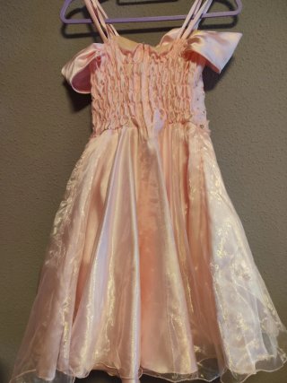 Vestido Princesa Niña Talla 8 Rosa