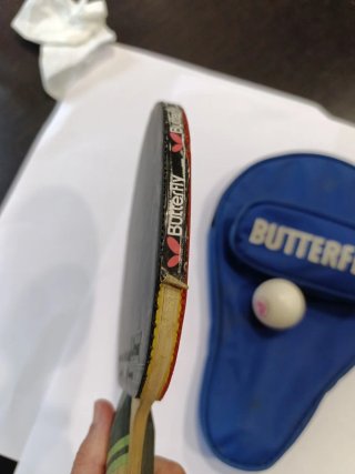 Pala Tenis Mesa Butterfly + Funda y Bola
