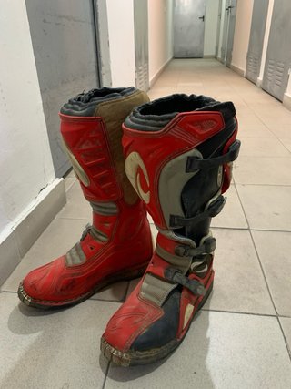 Honda CRM 125r Enduro/Motocross Roja y Blanca