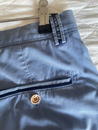 Pantalón de vestir azul para caballero
