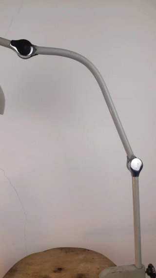 Lampada Jumo industriale grigio