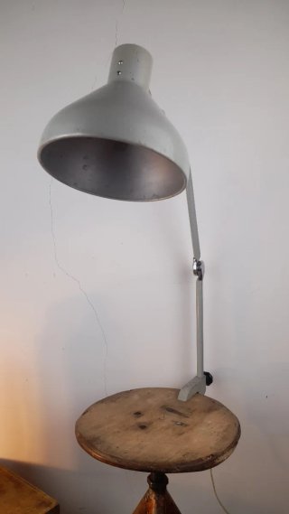Lampada Jumo industriale grigio
