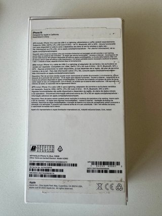 iPhone 14 128GB Azul Nuevo + Accesorios