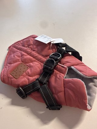 Cappottino/Pettorina per cani rosa