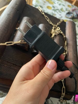 Lámpara Artesanal Madera Rústica