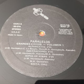 Vinilo. Paralelos – Superexitos