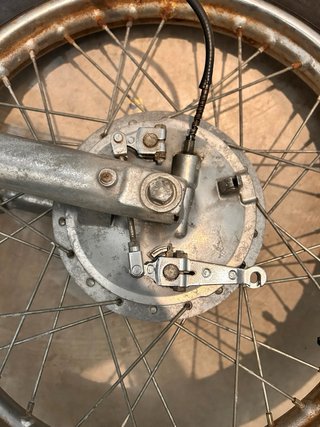 Rueda Delantera Yamaha SR 250 con Horquilla