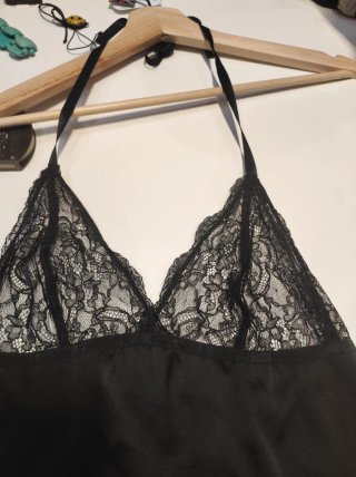 Camisón Etam encaje negro