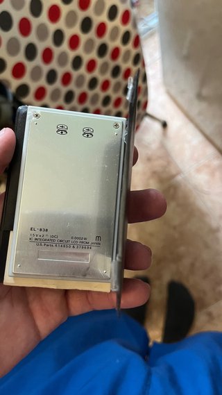 Calculadora Vintage EL-838 Japonesa con Funda