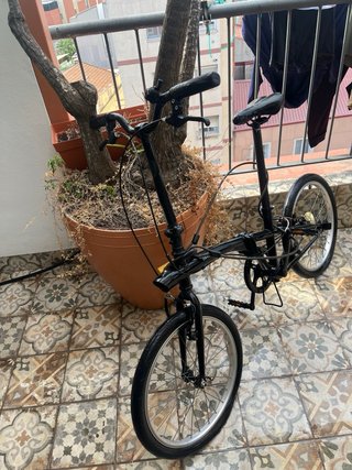 Bicicleta plegable Oxylane Decathlon
