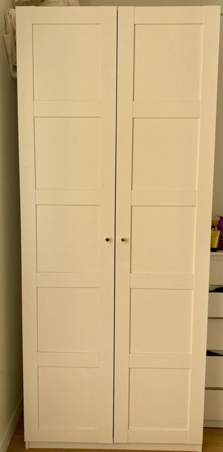 Armario Ikea BERGSBO 2 puertas blanco