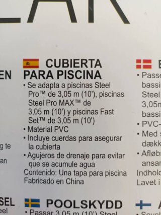 Cubierta Piscina Bestway Flowclear