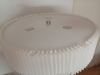 Lámpara de pie moderna plateada