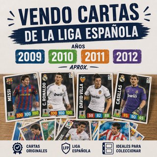 LOTE CARTAS VINTAGE LA LIGA 2009/10/11/12