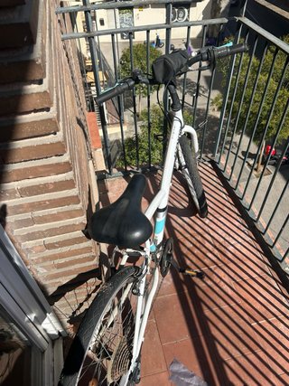 Bicicleta Decathlon 24 Niños Blanca poco uso