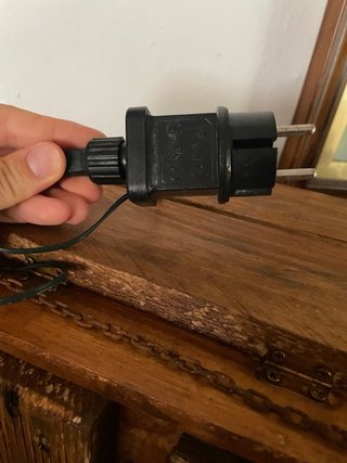 Lámpara Rústica Madera LED Artesanal
