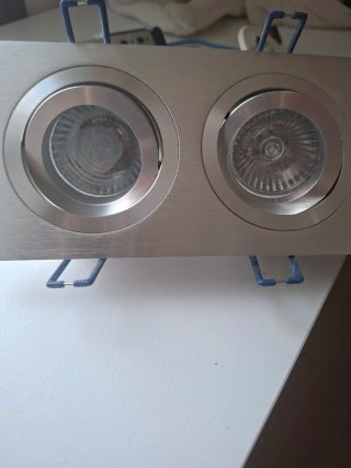 Foco Doble Techo Aluminio