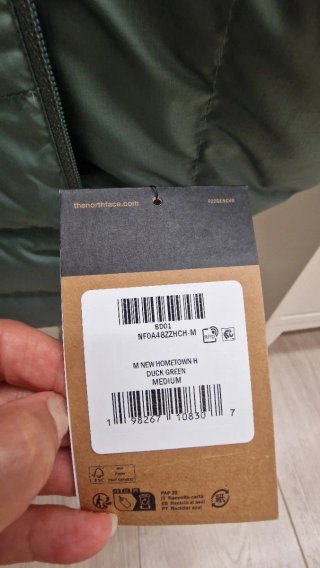 Chaqueta The North Face verde nueva