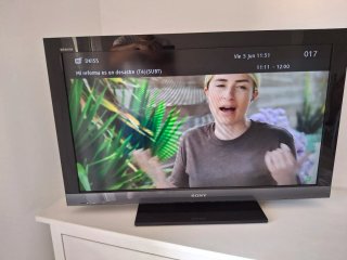 TV Sony Negra con Mando