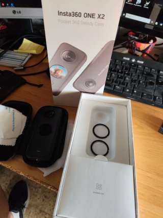 Insta360 X2 Cámara 360 Negra