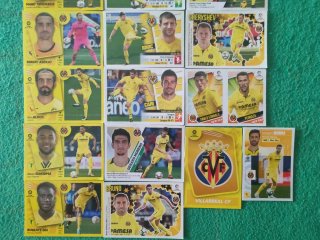 Lote cromos fútbol Villarreal CF Panini La Liga