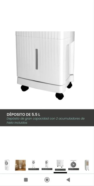 Climatizador Evaporación Jocca Portátil