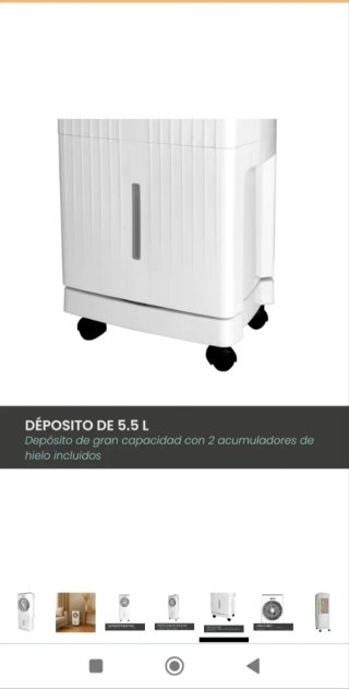 Climatizador Evaporación Jocca Portátil