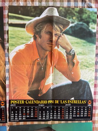 Lote Calendario 1981 Estrellas