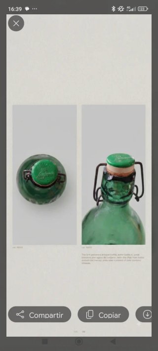 Botella Vidrio  Lanjarón 5L