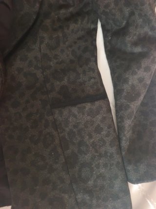 Blazer estampado animal print