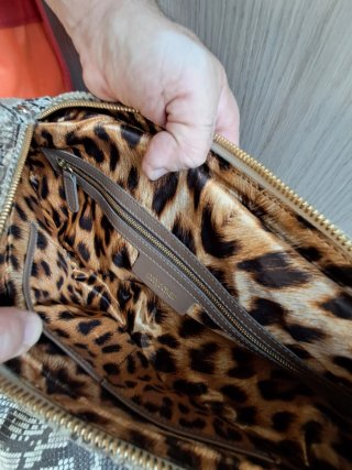 Bolso Piel Pitón Original Roberto Cavalli