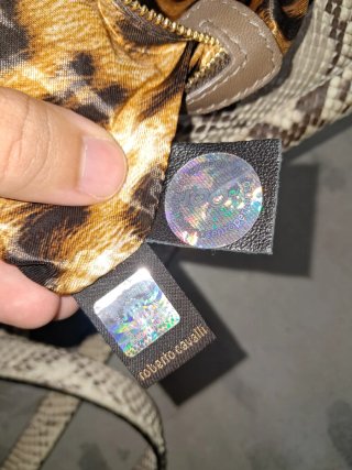 Bolso Piel Pitón Original Roberto Cavalli