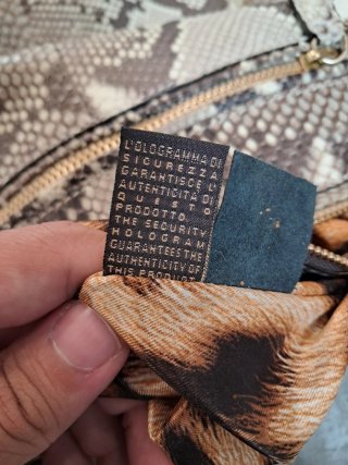 Bolso Piel Pitón Original Roberto Cavalli