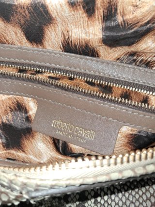 Bolso Piel Pitón Original Roberto Cavalli