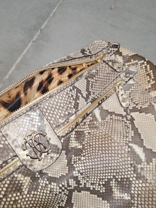Bolso Piel Pitón Original Roberto Cavalli
