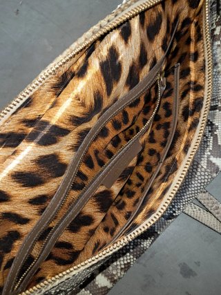 Bolso Piel Pitón Original Roberto Cavalli