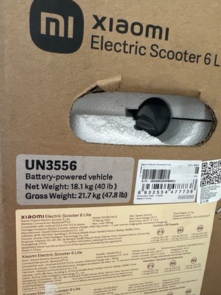 Patinete Eléctrico Xiaomi 6 Lite Gris