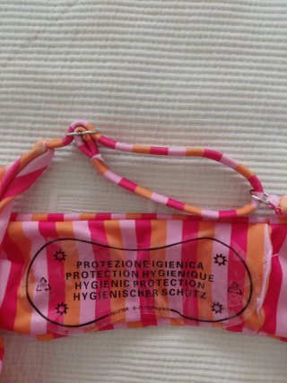 Bikini rayas rosa y naranja Talla XS