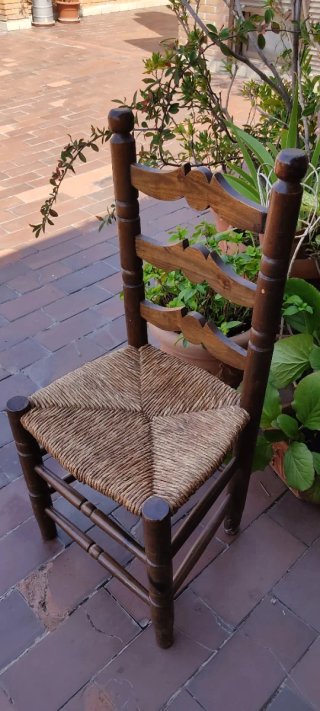 Juego 4 Sillas Castellanas Madera