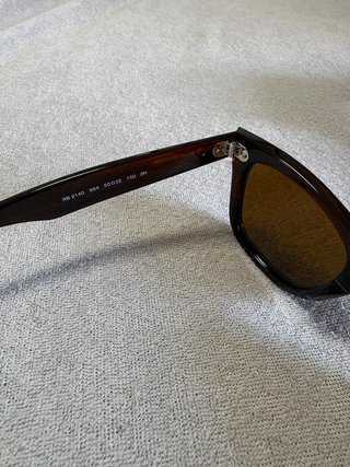Gafas de Sol Ray-Ban Wayfarer Brown/Brown talla 50