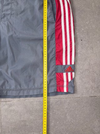 Pantalón/Bañador Adidas Gris/Rojo Talla XL