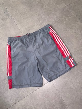 Pantalón/Bañador Adidas Gris/Rojo Talla XL