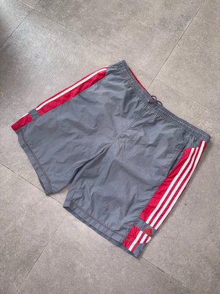 Pantalón/Bañador Adidas Gris/Rojo Talla XL