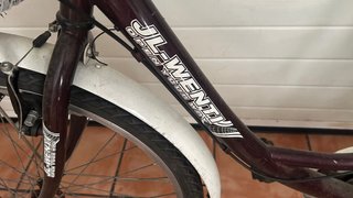 Bicicleta de paseo burdeos