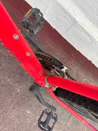 Bicicleta Rockrider ST100 Decathlon Roja