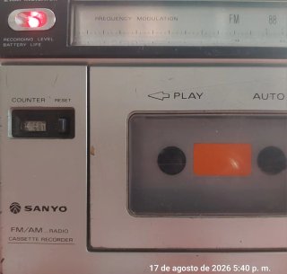 Radio Cassette Sanyo M1770F FM/AM