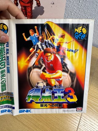 Super Sidekicks 3 SNK Neo Geo AES NeoGeo NG Jap