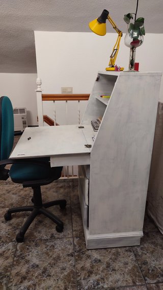 Escritorio bureau madera envejecida